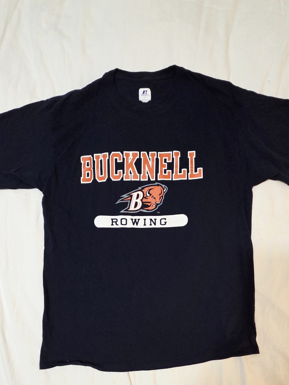 Russell Athletic Bucknell Rowing Black Graphic T-Shirt
